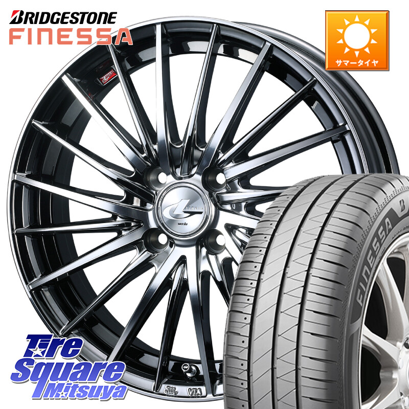 ブリヂストン FINESSA HB01 フィネッサ サマータイヤ 205/50R17WEDS LEONIS FR レオニス FR ホイール 17インチ 17X6.5J 42 4穴 100 E13オーラ|タイヤスクエアミツヤ