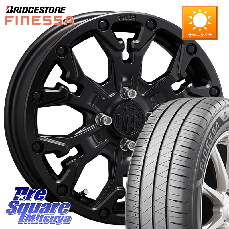 ブリヂストン FINESSA HB01 フィネッサ サマータイヤ 195/55R16CRIMSON MG GOLEM Jr ホイール 16インチ 16X6.0J 38 4穴 100 カローラフィールダー カローラアクシオ｜タイヤスクエアミツヤ