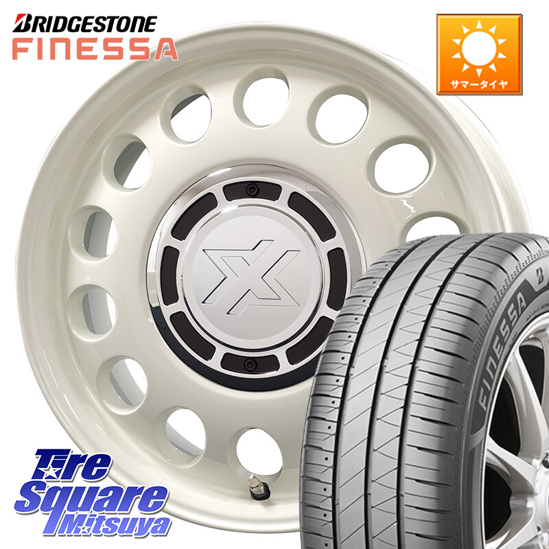 ブリヂストン FINESSA HB01 フィネッサ サマータイヤ 195/55R15コスミック クロスブラッド STEELE ホイール 15インチ 15X6.0J 42 4穴 100 モビリオ/モビリオスパイク|タイヤスクエアミツヤ
