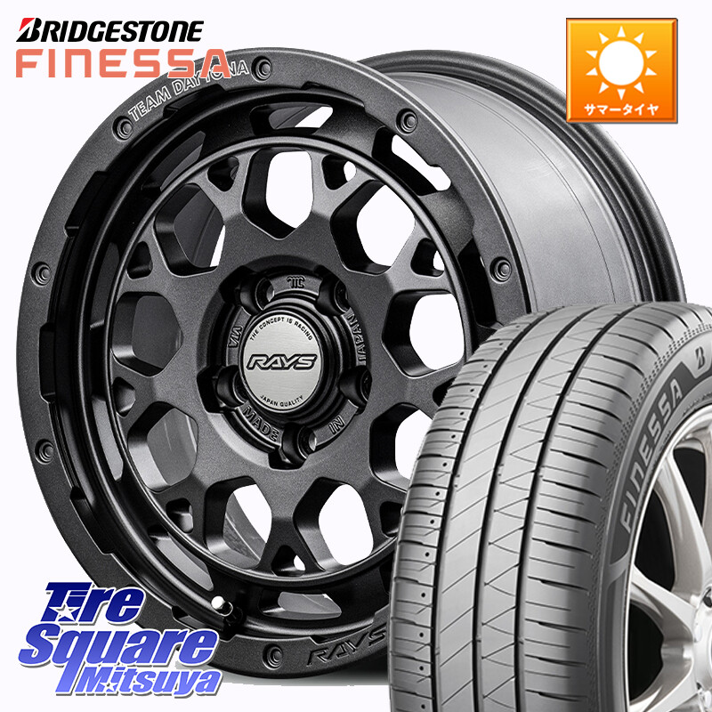 ブリヂストン FINESSA HB01 フィネッサ サマータイヤ 225/55R17RAYS 【欠品次回~1月】 TEAM DAYTONA M9+ Spec M ホイール 17インチ 17X7.0J 40 5穴 114.3 10系アルファード スカイラインセダン 日産 シーマ 日産 フーガ FUGA 日産｜タイヤスクエアミツヤ