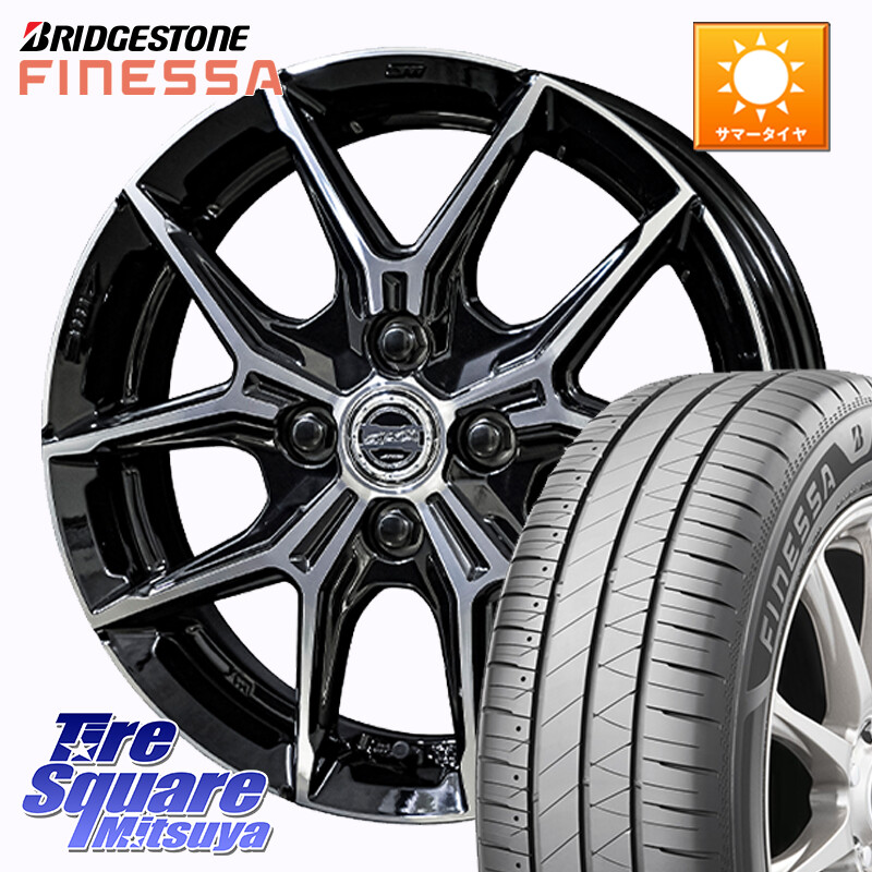 ブリヂストン FINESSA HB01 フィネッサ サマータイヤ 175/60R15KYOHO SMACK +EK M1 ホイール 15インチ スマック 15X5.5J 38 4穴 100 140系ポルテ E11ノート スペイド|タイヤスクエアミツヤ