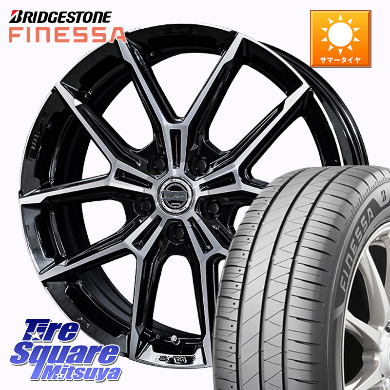 ブリヂストン FINESSA HB01 フィネッサ サマータイヤ 235/45R18KYOHO SMACK +EK M1 ホイール 18インチ スマック 18X7.5J 38 5穴 114.3 CY2アコード 70系カムリ スカイラインセダン 日産 ES レクサス GS (GS F除く) レクサス アコード|タイヤスクエアミツヤ