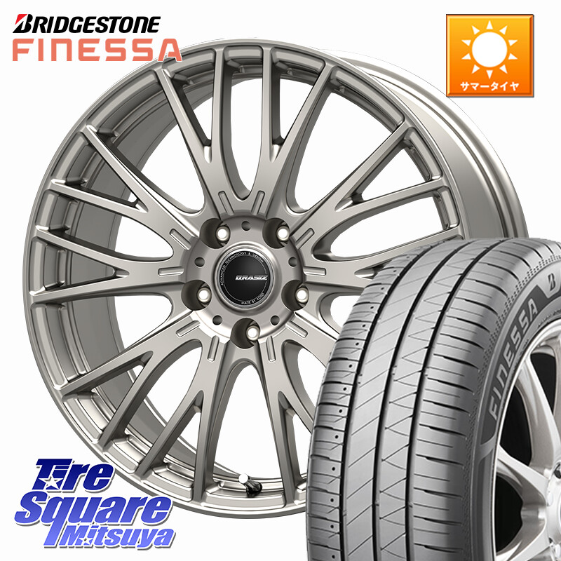 ブリヂストン FINESSA HB01 フィネッサ サマータイヤ 225/45R18KOSEI QRASIZ クレイシズ SE48 ホイール 18インチ 18X7.0J 48 5穴 114.3 RP6～8ステップワゴン CX-3 レヴォーグ P15キックス ZE1リーフ RC系オデッセイ前期 ティアナ 日産 エスティマ RX-8 MAZDA ジェイド｜タイヤスクエアミツヤ 105,336円