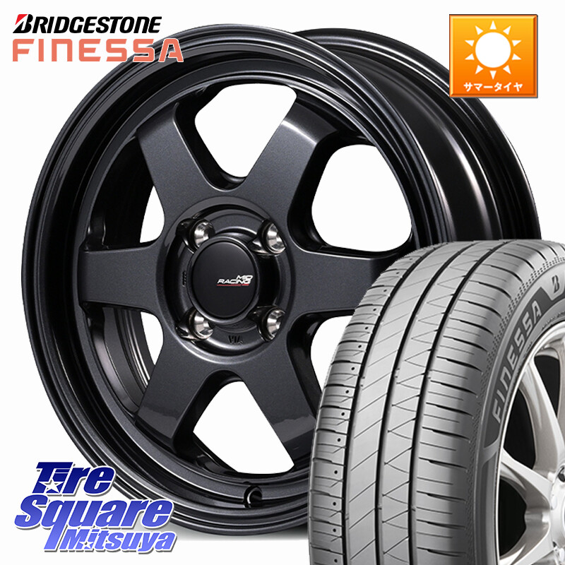 ブリヂストン FINESSA HB01 フィネッサ サマータイヤ 215/45R17MANARAY MID RACING R06 ホイール 17インチ 17X7.5J 42 4穴 100 MAZDA2|タイヤスクエアミツヤ