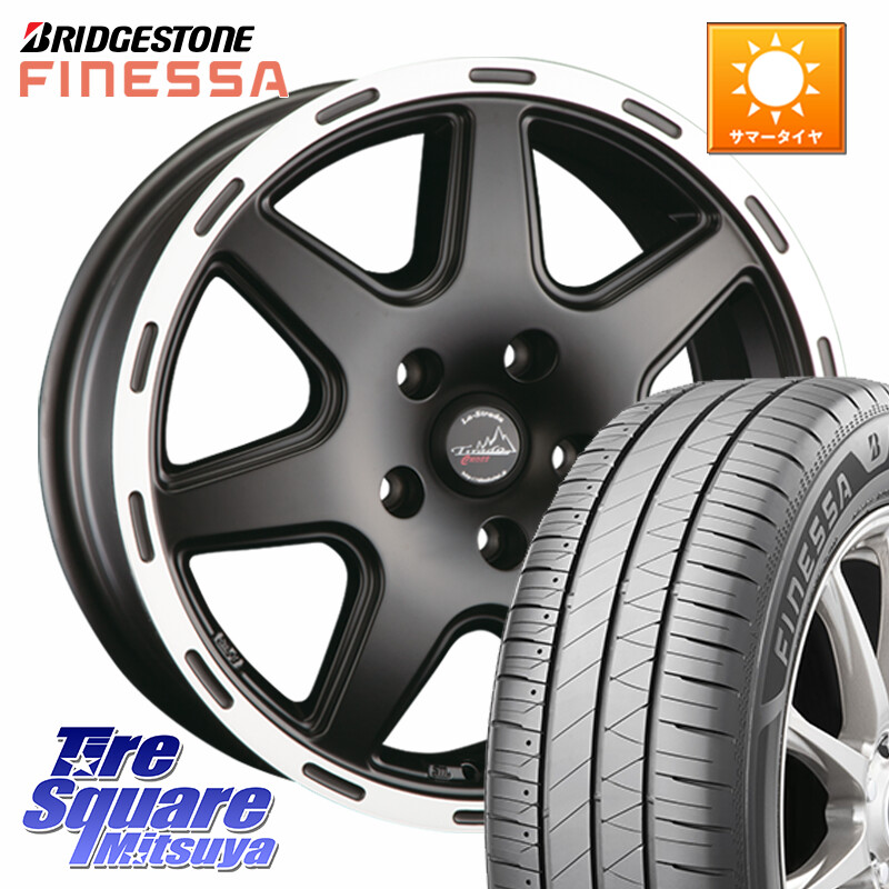 ブリヂストン FINESSA HB01 フィネッサ サマータイヤ 225/55R18阿部商会 TIRADO CROSS ホイール 18インチ 18X7.0J(US) 40 5穴 110 クライスラー Jeep Cherokee チェロキー KL系 Jeep Renegade ジープ レネゲード|タイヤスクエアミツヤ