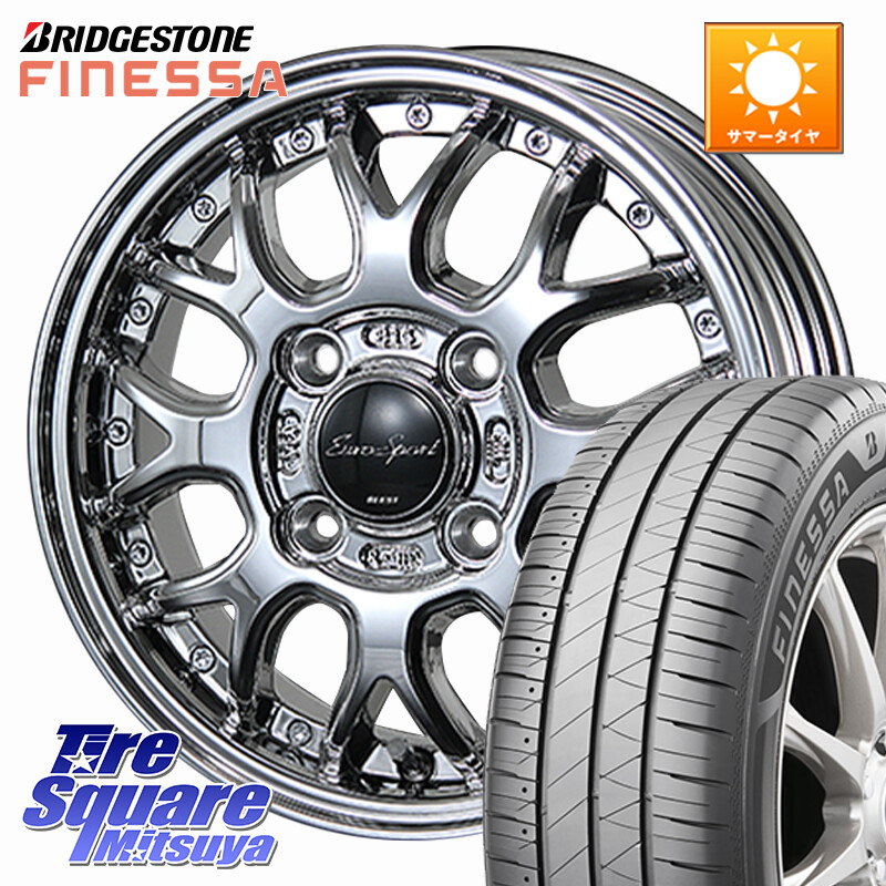 ブリヂストン FINESSA HB01 フィネッサ サマータイヤ 175/70R14BLEST EuroSport Type815 軽自動車専用 ホイール 14インチ 14X4.5J 45 4穴 100 Mx27/37/47Sソリオ・MB37SデリカD2 デリカD:2 D2|タイヤスクエアミツヤ