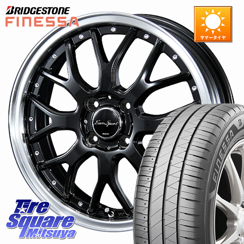 ブリヂストン FINESSA HB01 フィネッサ サマータイヤ 165/50R16BLEST EuroSport Type815 軽自動車専用 ホイール 16インチ 16X5.0J 45 4穴 100 N-BOX タント R1 R2 コペン ラピュタ ピクシスエポック｜タイヤスクエアミツヤ