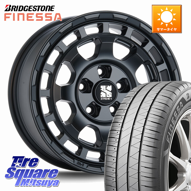 ブリヂストン FINESSA HB01 フィネッサ サマータイヤ 205/60R16MLJ SAVANZA サバンザ XTREME-J ホイール 16インチ エクストリーム 16X7.0J 35 5穴 114.3 SAI インサイト｜タイヤスクエアミツヤ