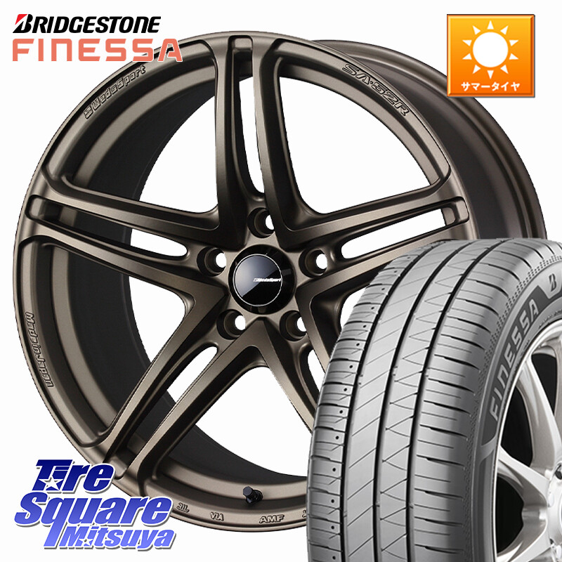 ブリヂストン FINESSA HB01 フィネッサ サマータイヤ 195/45R17WEDS WedsSport SA-52R SA52R ウェッズ スポーツ ホイール 17インチ 17X7.0J 40 5穴 114.3|タイヤスクエアミツヤ