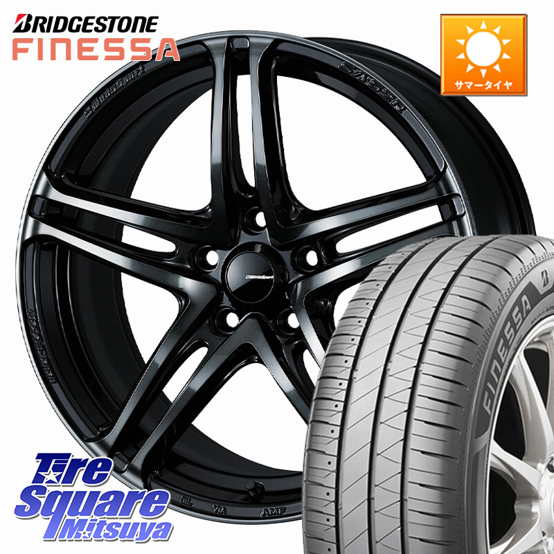 ブリヂストン FINESSA HB01 フィネッサ サマータイヤ 225/50R17WEDS WedsSport SA-52R SA52R ウェッズ スポーツ ホイール 17インチ 17X7.0J 48 5穴 114.3 WRX-S4(VBH) ウィンダム アコード キザシ WRX S4|タイヤスクエアミツヤ