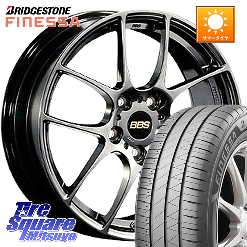 ブリヂストン FINESSA HB01 フィネッサ サマータイヤ 245/40R18BBS RF 鍛造1ピース DB ホイール 18インチ 18X8.0J 43 5穴 114.3 アリスト ソアラ インプレッサ WRX|タイヤスクエアミツヤ