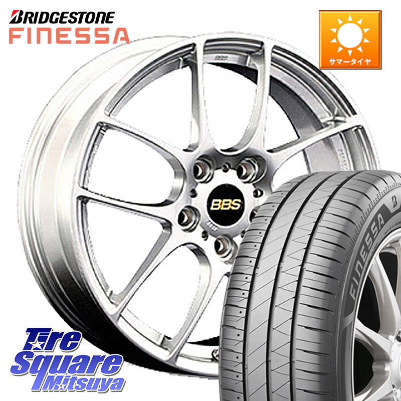 ブリヂストン FINESSA HB01 フィネッサ サマータイヤ 245/40R18BBS RF 鍛造1ピース ホイール 18インチ 18X8.0J 43 5穴 114.3 アリスト ソアラ インプレッサ WRX｜タイヤスクエアミツヤ