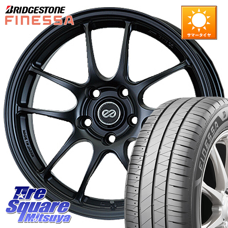 ブリヂストン FINESSA HB01 フィネッサ サマータイヤ 225/55R17ENKEI エンケイ PerformanceLine PF01 BK ホイール 17X7.0J 53 5穴 114.3 RV系ヴェゼル BN/BL系レガシィ|タイヤスクエアミツヤ