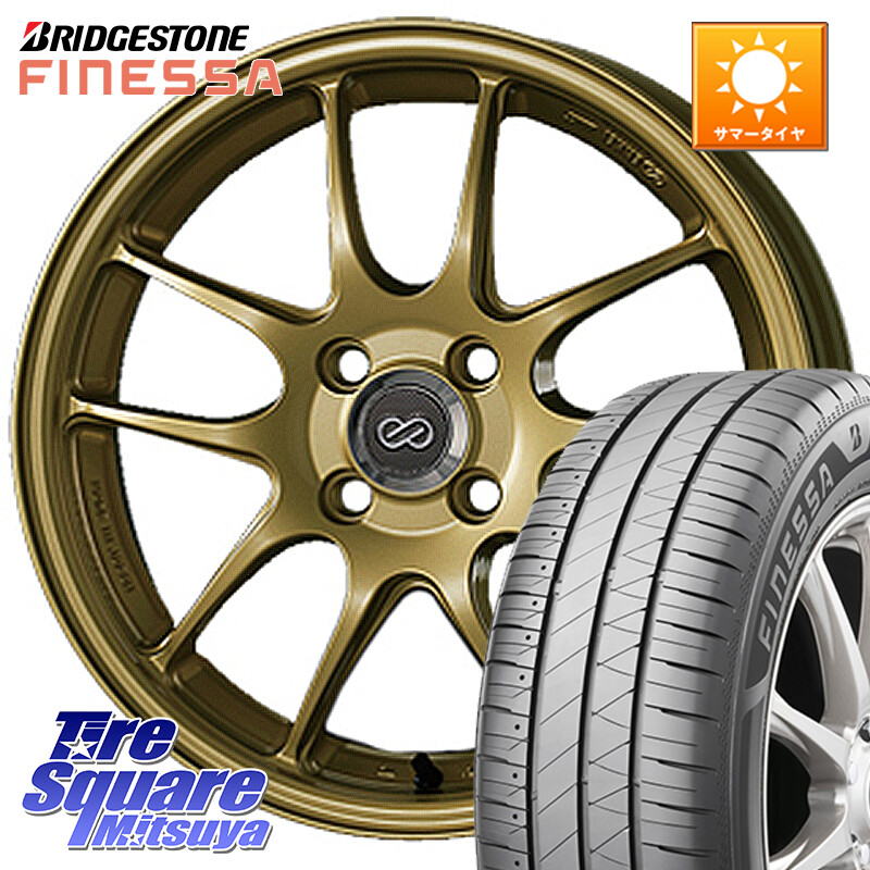 ブリヂストン FINESSA HB01 フィネッサ サマータイヤ 175/60R15ENKEI エンケイ PerformanceLine PF01 ゴールド ホイール 15X5.0J 45 4穴 100 Mx27/37/47Sソリオ・MB37SデリカD2 デリカD:2 D2 ハスラー リフトアップ等カスタム フレアクロスオーバー リフトアップ等カス｜タイヤスクエアミツヤ