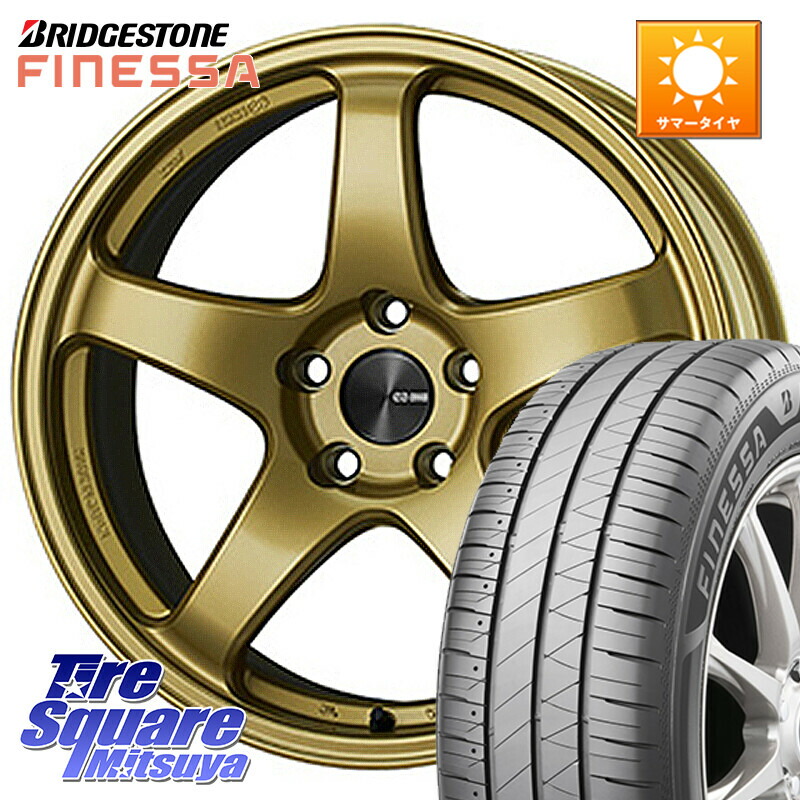 ブリヂストン FINESSA HB01 フィネッサ サマータイヤ 175/60R16ENKEI エンケイ PerformanceLine PF05 軽カー用 16インチ 16X5.5J 45 4穴 100 クロスビー ラクティス タフト イグニス|タイヤスクエアミツヤ