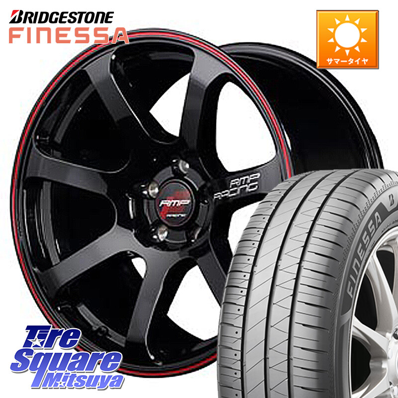 ブリヂストン FINESSA HB01 フィネッサ サマータイヤ 215/40R17MANARAY MID RMP RACING R07 R-07 アルミホイール 17X7.0J 48 5穴 114.3|タイヤスクエアミツヤ