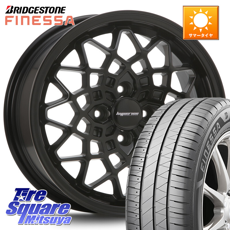 ブリヂストン FINESSA HB01 フィネッサ サマータイヤ 155/65R14MLJ hyperion CALMA ハイペリオン カルマ 14X5.0J 45 4穴 100 N-BOX タント スペーシア ハイゼットアゲトラCustom車用※軽自動車専用ホイール※ デリカ ミニ DELICA MINI N-ONE N ONE エヌワン ワゴンR等|タイヤスクエアミツヤ