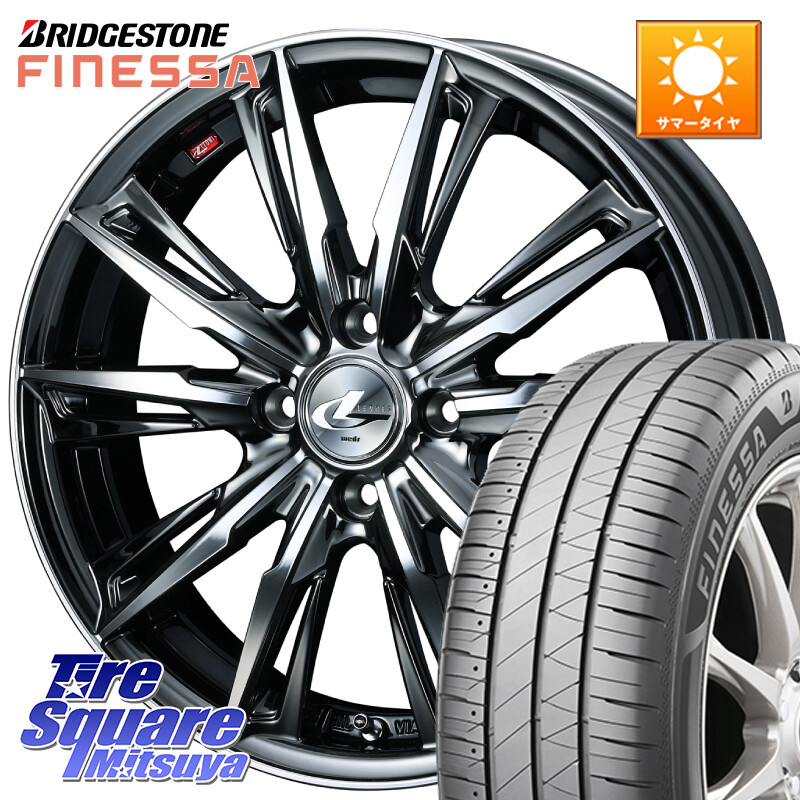 ブリヂストン FINESSA HB01 フィネッサ サマータイヤ 165/55R15WEDS LEONIS レオニス GX ウェッズ ホイール 15インチ 15X4.5J 45 4穴 100 N-BOX デリカミニ2WD タント スペーシア サクラ R1 R2 ルークス ROOX 日産 デイズ デイズルークス 日産 コペン N-ONE N ONE エヌ|タイヤスクエアミツヤ