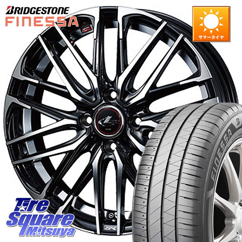 ブリヂストン FINESSA HB01 フィネッサ サマータイヤ 165/65R15WEDS 38299 レオニス SK PBMC 4H ウェッズ Leonis ホイール 15インチ 15X4.5J(J) 45 4穴 100 MAD7Sソリオ/MBD7SデリカD2 デリカD:2 D2｜タイヤスクエアミツヤ