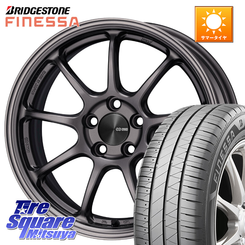ブリヂストン FINESSA HB01 フィネッサ サマータイヤ 205/60R16ENKEI PerformanceLine PF09 ホイール 16インチ 16X6.5J 38 5穴 100 エクシーガ｜タイヤスクエアミツヤ