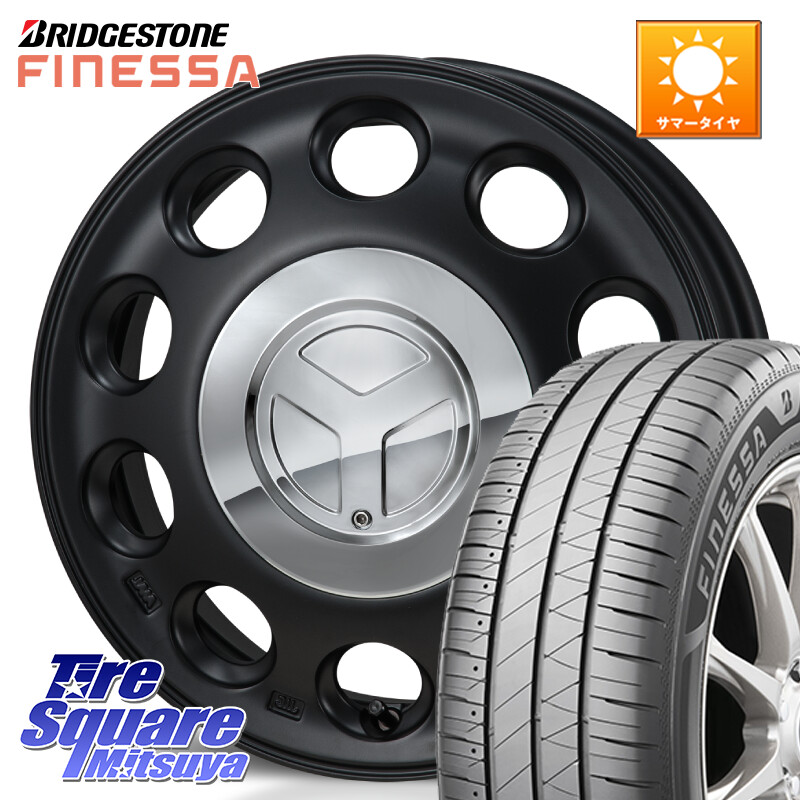 ブリヂストン FINESSA HB01 フィネッサ サマータイヤ 165/65R15MONZA PIEDINO ピエディーノ 15インチ 15X4.5J 45 4穴 100 ダイハツTAFT Mx27/37/47Sソリオ・MB37SデリカD2 MAx6S系ソリオ デリカ ミニ DELICA MINI デリカD:2 D2 シボレークルーズ｜タイヤスクエアミツヤ