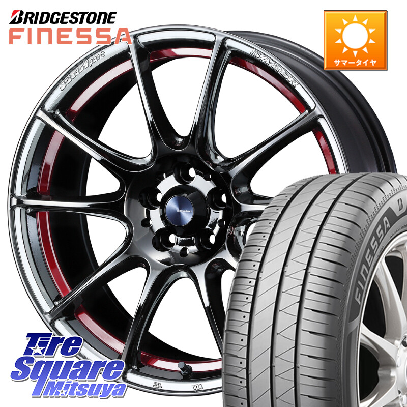 ブリヂストン FINESSA HB01 フィネッサ サマータイヤ 225/55R18WEDS 【欠品次回09月上旬】 WedsSport SA-25R SA25R ウェッズ スポーツ ホイール 18インチ 18X8.0J 45 5穴 114.3 デリカD:5 SL系フォレスター エクストレイル X-TRAIL 日産 エクリプスクロス｜タイヤスクエアミツヤ