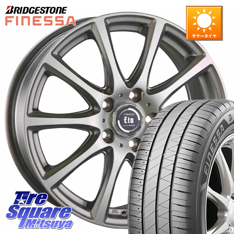 ブリヂストン FINESSA HB01 フィネッサ サマータイヤ 195/50R16阿部商会 ティラード イータ 16X6.5J 48 5穴 114.3 ZC33Sスイフトスポーツ スイフトスポーツ|タイヤスクエアミツヤ