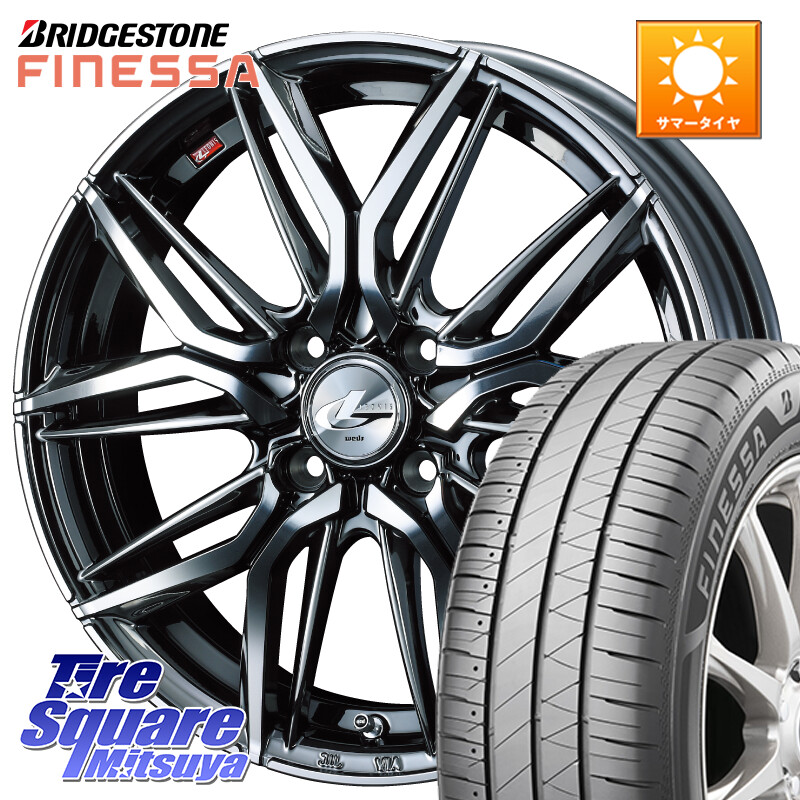 ブリヂストン FINESSA HB01 フィネッサ サマータイヤ 205/55R17WEDS 40800 レオニス LEONIS LM BMCMC 17インチ 17X6.5J 42 4穴 100 ライズ/ロッキー(ガソリン車4穴) ロッキー ガソリン車 4穴|タイヤスクエアミツヤ