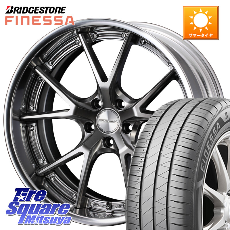 ブリヂストン FINESSA HB01 フィネッサ サマータイヤ 235/45R18WEDS MAVERICK 905S PS S-LoDisk 18インチ 2ピース 18X7.5J 38 5穴 114.3 CY2アコード 70系カムリ スカイラインセダン 日産 ES レクサス アコード|タイヤスクエアミツヤ