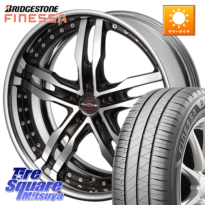ブリヂストン FINESSA HB01 フィネッサ サマータイヤ 225/40R18KYOHO SHALLEN XF-55 LowType Disk18インチ 2ピース 18X8.0J 40 5穴 114.3 シビック IS レクサス インサイト|タイヤスクエアミツヤ