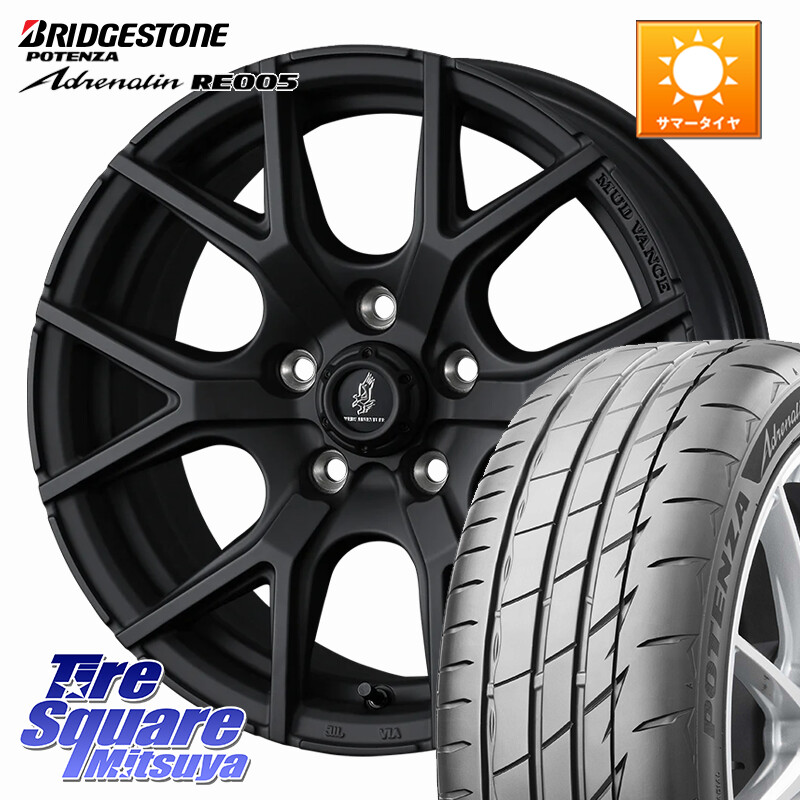 ブリヂストン ポテンザ アドレナリン RE005 Adrenalin【国内正規品】サマータイヤ 225/45R18WEDS マッドヴァンスSD MUDVANCE SD ホイール 18インチ 18X7.5J 35 5穴 114.3 ステージア 日産 マークXジオ HS レクサス インサイト|タイヤスクエアミツヤ