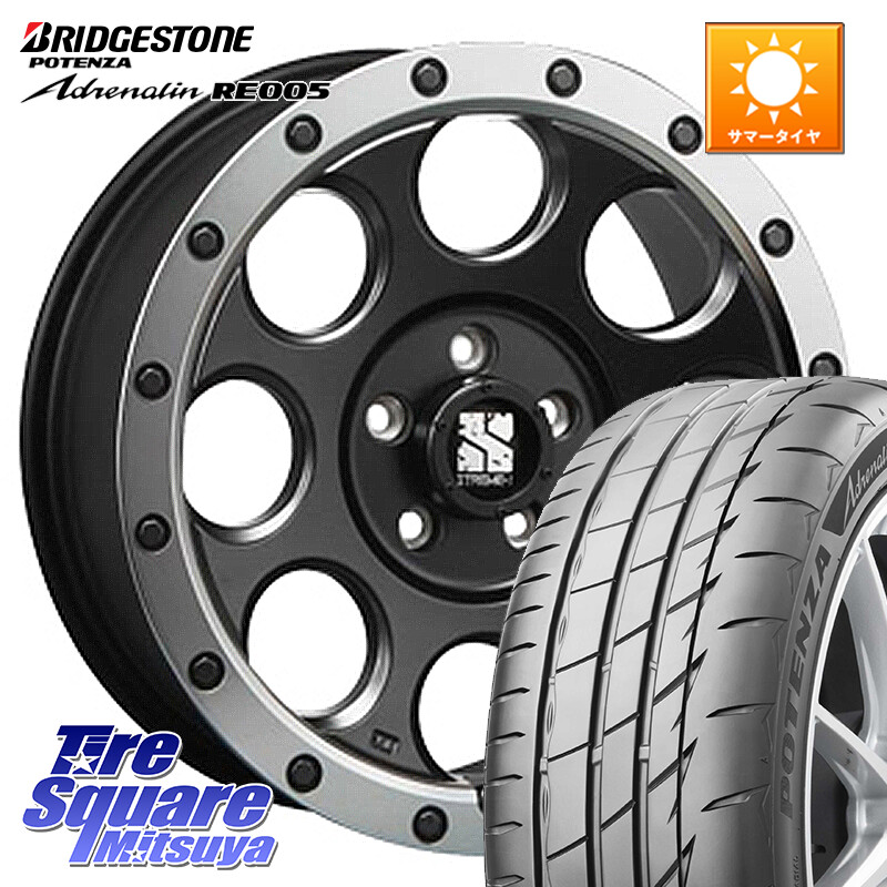 ブリヂストン ポテンザ アドレナリン RE005 Adrenalin【国内正規品】サマータイヤ 205/55R16MLJ XJ03 エクストリームJ XTREME-J ホイール 16インチ 16X7.0J 35 5穴 114.3 GRヤリスRSノーマルキャリパー｜タイヤスクエアミツヤ