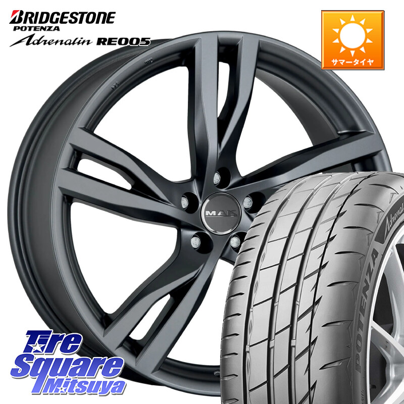 ブリヂストン ポテンザ アドレナリン RE005 Adrenalin【国内正規品】サマータイヤ 245/40R18阿部商会 MAK STOCKHOLM ホイール 18インチ 18X8.0J(VOLVO V70 BB) 55 5穴 108 VOLVO ボルボ V70|タイヤスクエアミツヤ