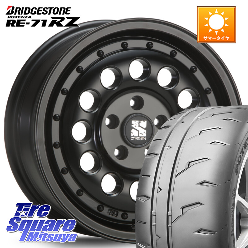 ブリヂストン POTENZA RE-71RZ RE71RZ ポテンザ【国内正規品】サマータイヤ 205/55R16MLJ XTREME-J エクストリーム RUGGED ラギッド 16インチ 16X6.5J 32 5穴 114.3｜タイヤスクエアミツヤ