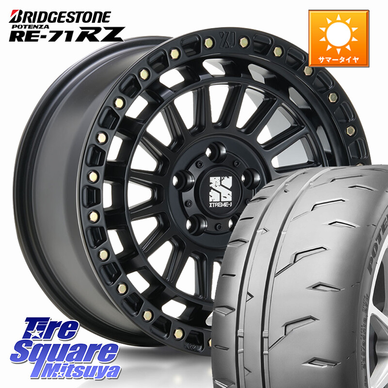 ブリヂストン POTENZA RE-71RZ RE71RZ ポテンザ【国内正規品】サマータイヤ 225/45R18MLJ XJ08 XTREME-J ホイール 18インチ 18X8.0J 40 5穴 114.3 ステージア 日産 HS レクサス RX-8 MAZDA クラウンハイブリッド 220・H20系 クラウン 220系 インサイト|タイヤスクエアミツヤ
