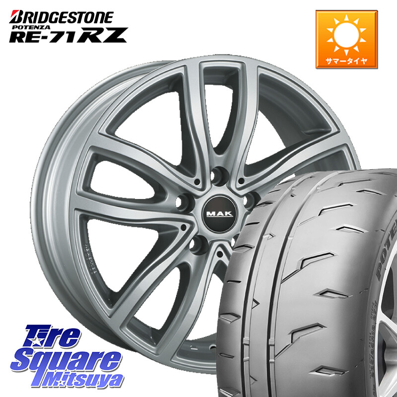 ブリヂストン POTENZA RE-71RZ RE71RZ ポテンザ【国内正規品】サマータイヤ 245/40R19阿部商会 MAK FAHR ホイール 19インチ 19X8.0J(BMW G26) 30 5穴 112 BMW 4シリーズ G26|タイヤスクエアミツヤ