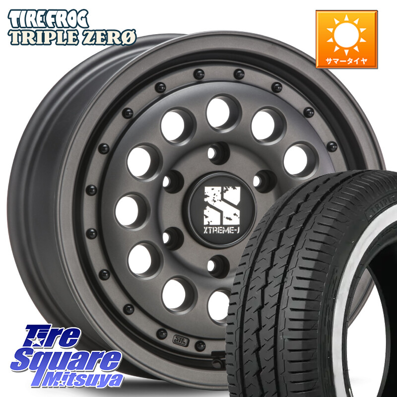 TIRE FROG TRIPLE ZERO ホワイトリボン 215/65R16 109*107MLJ XTREME-J エクストリーム RUGGED ラギッド 16インチ 16X6.5J 38 6穴 139.7 200系ハイエース｜タイヤスクエアミツヤ