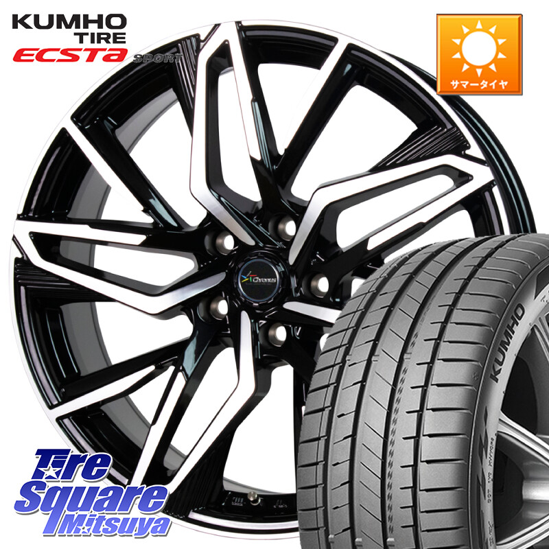 KUMHO ECSTA SPORT PS72 サマータイヤ 205/50R17HotStuff Chronus CH-112 クロノス CH112 ホイール 17インチ 17X7.0J 45 5穴 100 カローラスポーツ 50系プリウス イスト ist ウィッシュ WISH インプレッサ|タイヤスクエアミツヤ