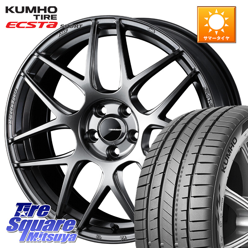 KUMHO ECSTA SPORT PS72 サマータイヤ 245/50R18WEDS WedsSport SA-27R SA27R ウェッズ スポーツ ホイール 18インチ 18X8.0J 42 5穴 114.3 フーガ FUGA 日産 シーマ 日産|タイヤスクエアミツヤ