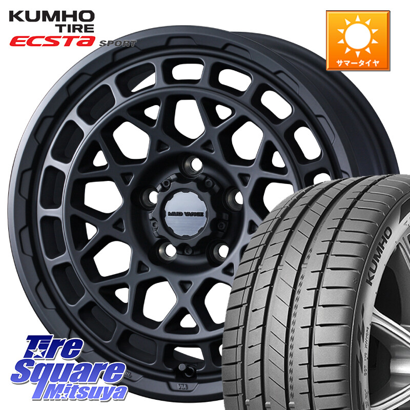 KUMHO ECSTA SPORT PS72 サマータイヤ 235/45R18WEDS MUDVANCE X TYPE M ホイール 18インチ マッドヴァンス タイプM 18X7.5J 35 5穴 114.3 CY2アコード ES レクサス アコード|タイヤスクエアミツヤ