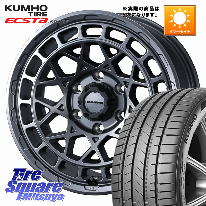 KUMHO ECSTA SPORT PS72 サマータイヤ 215/45R18WEDS MUDVANCE X TYPE M ホイール 18インチ マッドヴァンス タイプM 18X7.5J 35 5穴 114.3 SAI インサイト｜タイヤスクエアミツヤ