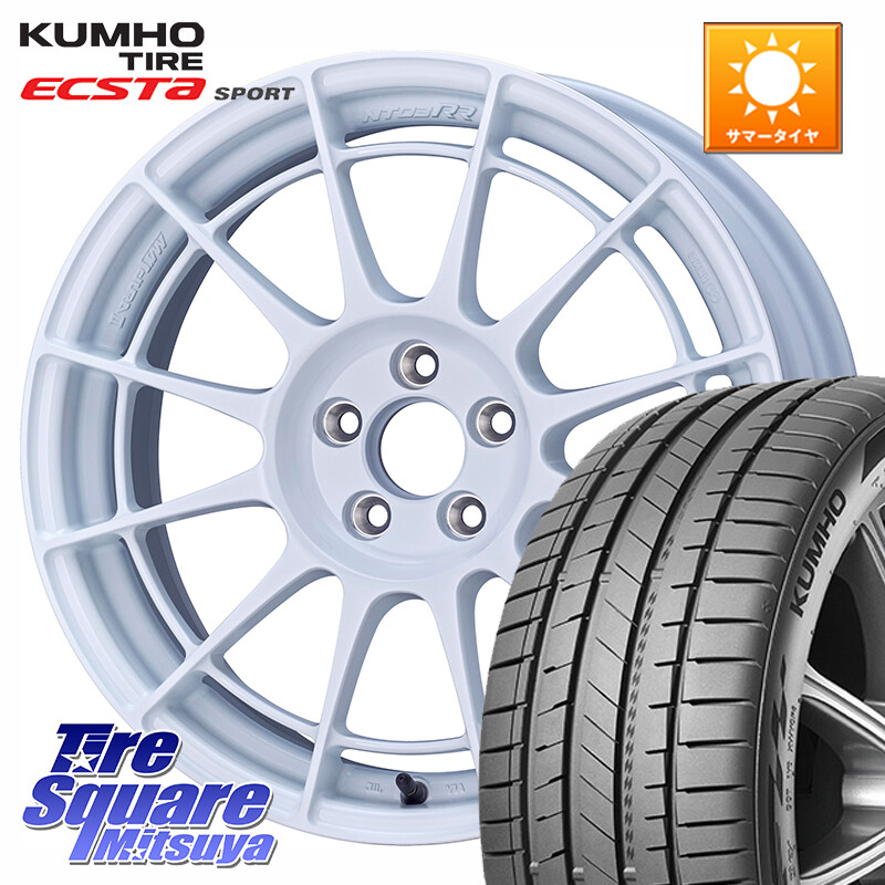 KUMHO ECSTA SPORT PS72 サマータイヤ 205/50R17ENKEI Racing Revolution NT03RR For GR86 / BRZ Cup ホイール 17インチ 17X7.5J 44 5穴 100 カローラスポーツ 50系プリウス イスト ist|タイヤスクエアミツヤ
