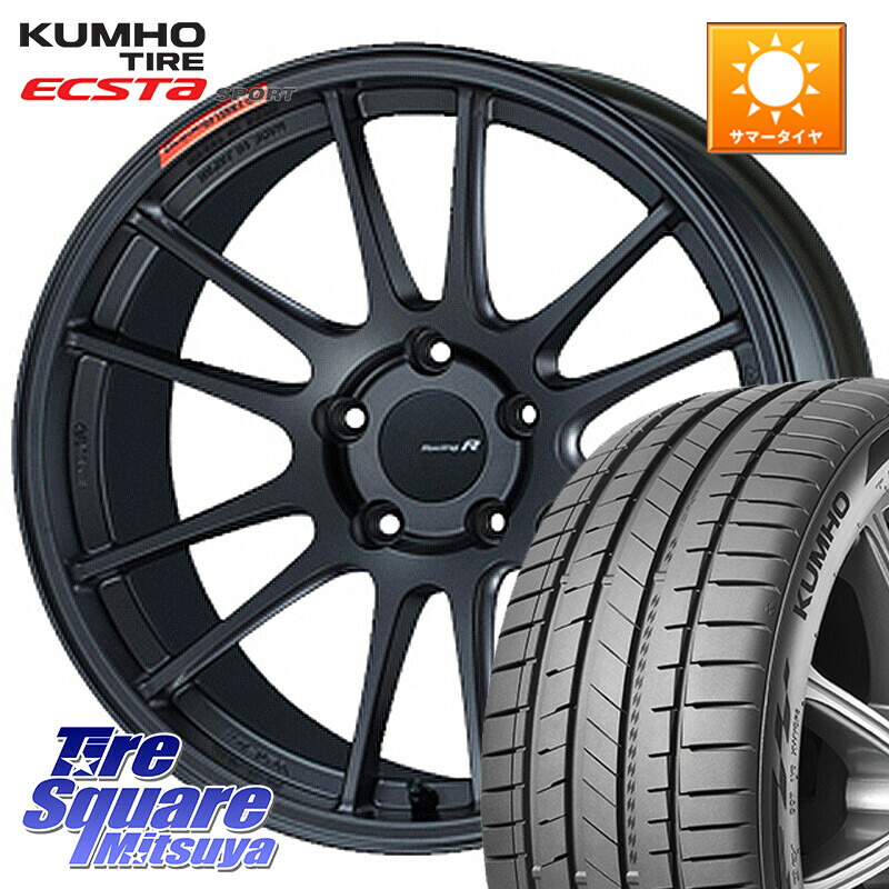 KUMHO ECSTA SPORT PS72 サマータイヤ 225/40R18ENKEI エンケイ Racing Revolution GTC01RR ホイール 18X8.0J 45 5穴 100 BRZ/86/GR86 BRZ/86ローダウン車 GR 86 ハチロク 86 ハチロク|タイヤスクエアミツヤ