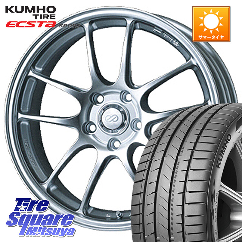 KUMHO ECSTA SPORT PS72 サマータイヤ【欠品次回8月以降】 235/45R17ENKEI エンケイ PerformanceLine PF01 ホイール 17X7.5J 45 5穴 114.3 アリスト インプレッサ WRX｜タイヤスクエアミツヤ