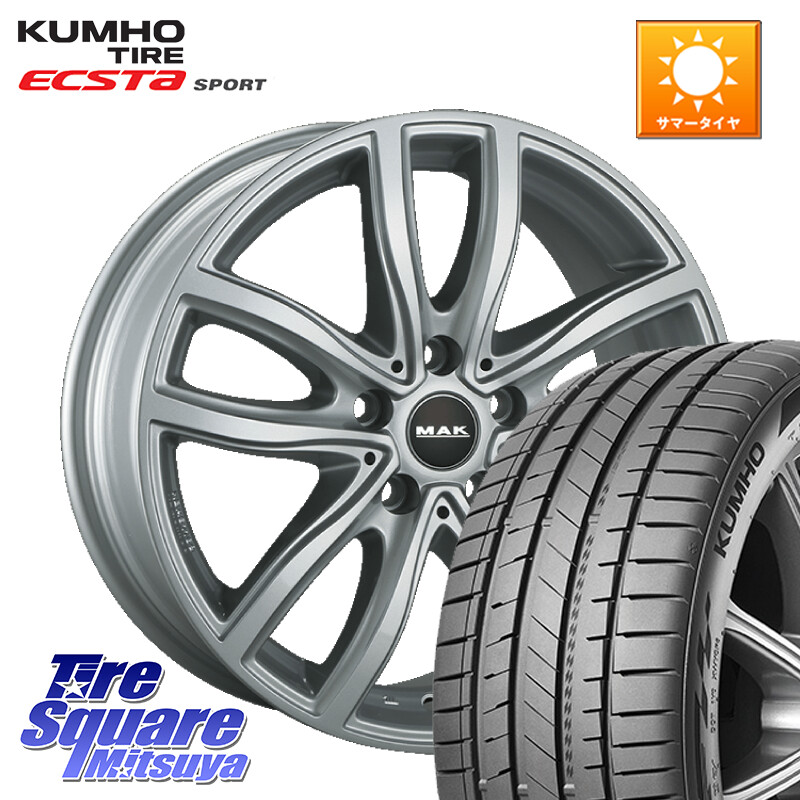 KUMHO ECSTA SPORT PS72 サマータイヤ 225/45R18阿部商会 MAK FAHR ホイール 18インチ 18X8.0J(BMW G29) 30 5穴 112 BMW Z4 G29|タイヤスクエアミツヤ