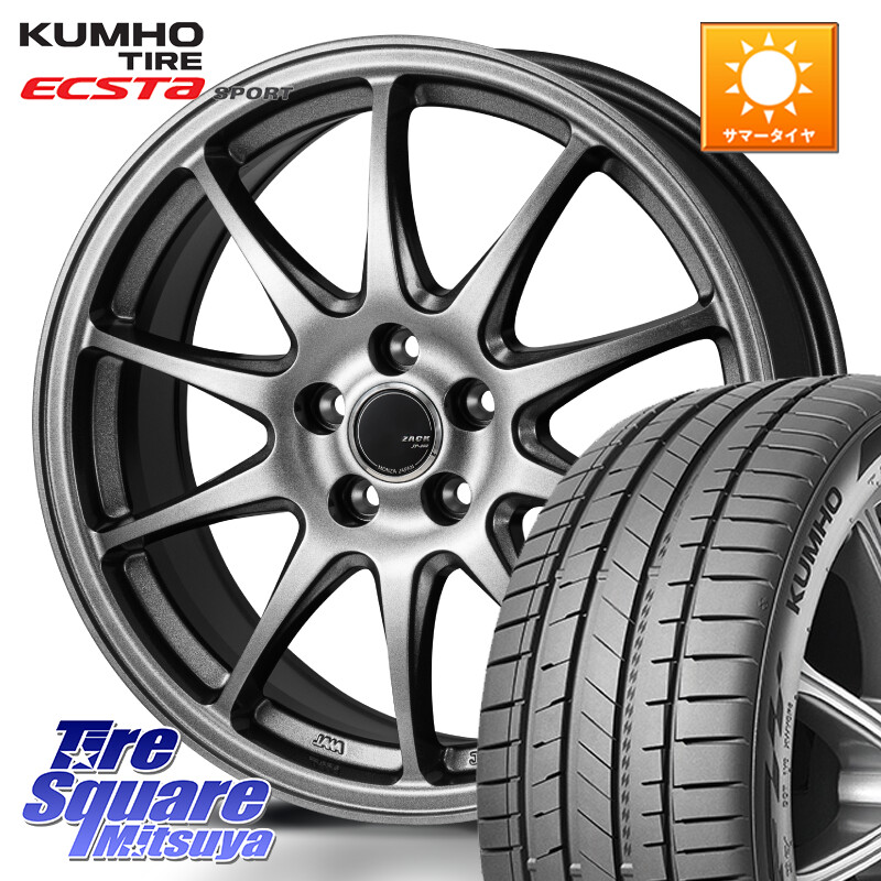 KUMHO ECSTA SPORT PS72 サマータイヤ 235/50R18Japan三陽 ZACK JP202 ホイール 18インチ 18X7.0J 45 5穴 114.3 エスティマ｜タイヤスクエアミツヤ 68,690円
