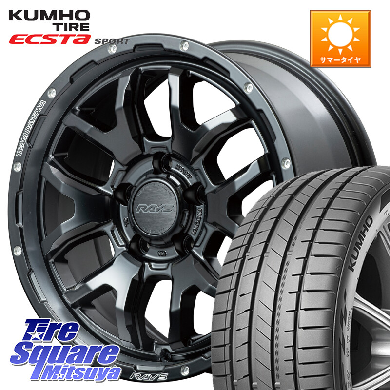 KUMHO ECSTA SPORT PS72 サマータイヤ 205/40R17RAYS 【欠品次回10~11月】 レイズ DAYTONA デイトナ F6 Boost N1 17インチ 17X7.0J 40 5穴 114.3|タイヤスクエアミツヤ