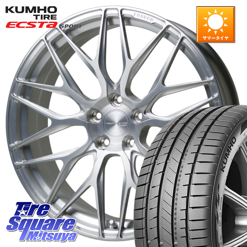 KUMHO ECSTA SPORT PS72 サマータイヤ 245/45R20HotStuff TSF-01 BRS トラフィックスターフォージド 20インチ 20X8.5J 38 5穴 114.3 RAV4 50系 NX レクサス ハリアー Escape｜タイヤスクエアミツヤ 161,690円