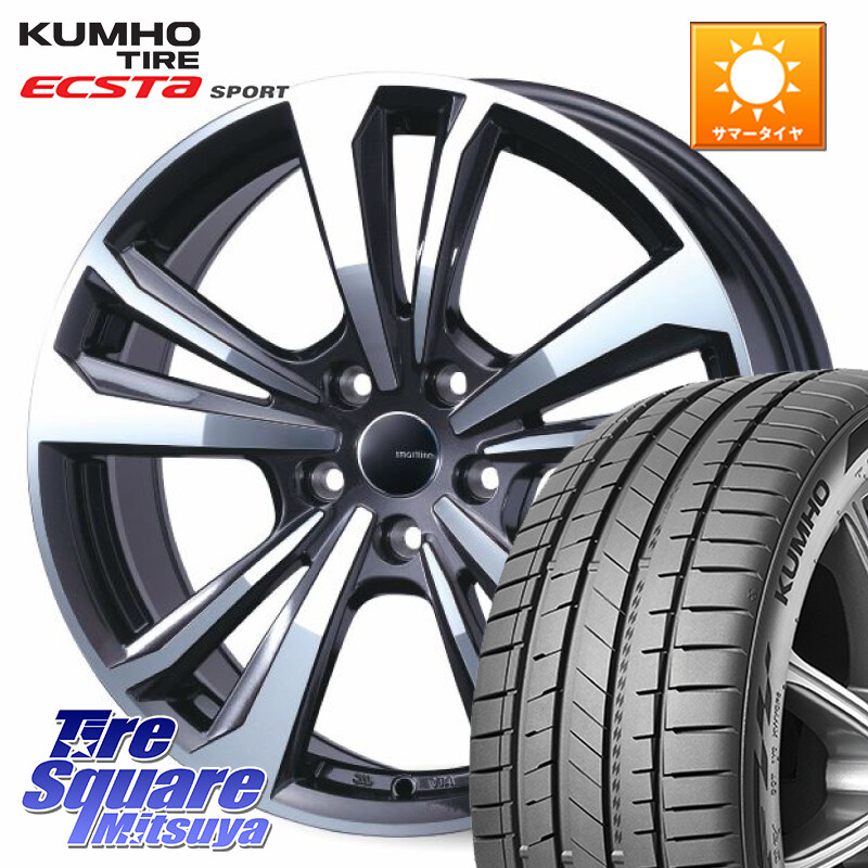 KUMHO ECSTA SPORT PS72 サマータイヤ 225/50R17TARGA smartline365 スマートライン 17X7.0J(AUDI TT FVC) 43 5穴 112 アウディ TT FV系｜タイヤスクエアミツヤ 105,787円