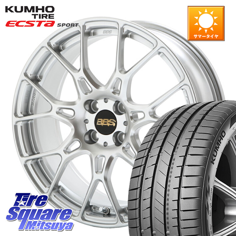 KUMHO ECSTA SPORT PS72 サマータイヤ 215/45R17ASSO BBS INTERSPEED IS701 ダイヤモンドシルバー 17X7.0J(ALFAROMEO MITO 955) 35 4穴 98 アルファロメオ MITO ミト｜タイヤスクエアミツヤ 303,440円